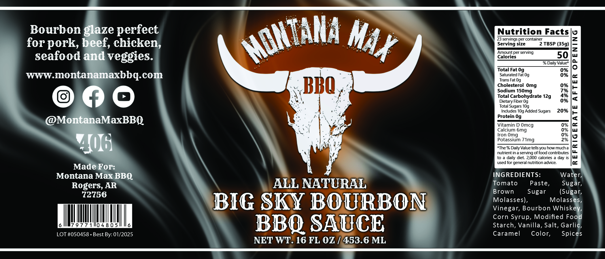 Big Sky Bourbon BBQ Sauce - Image 2