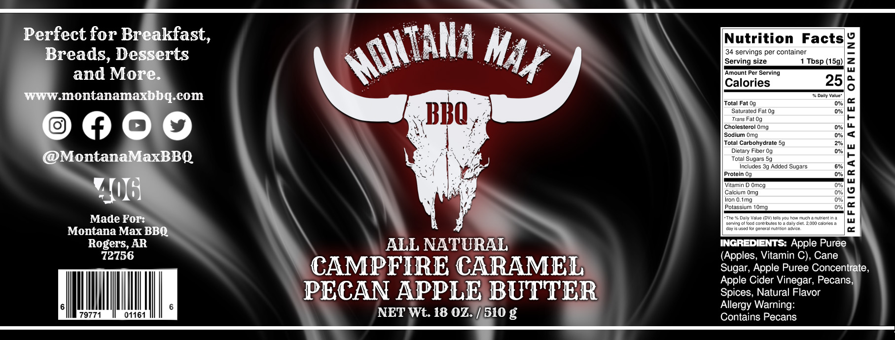 Campfire Caramel Pecan Apple Butter - Image 2