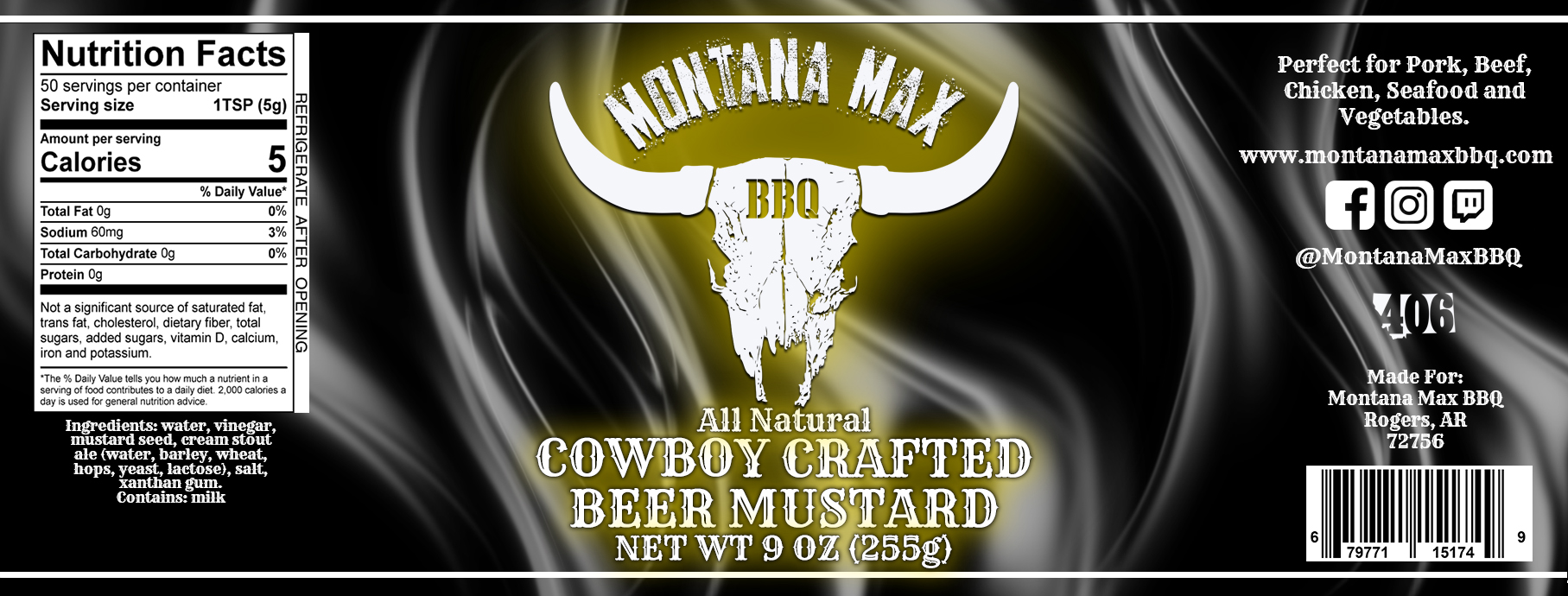 Cowboy Crafted Beer Mustard - Image 3