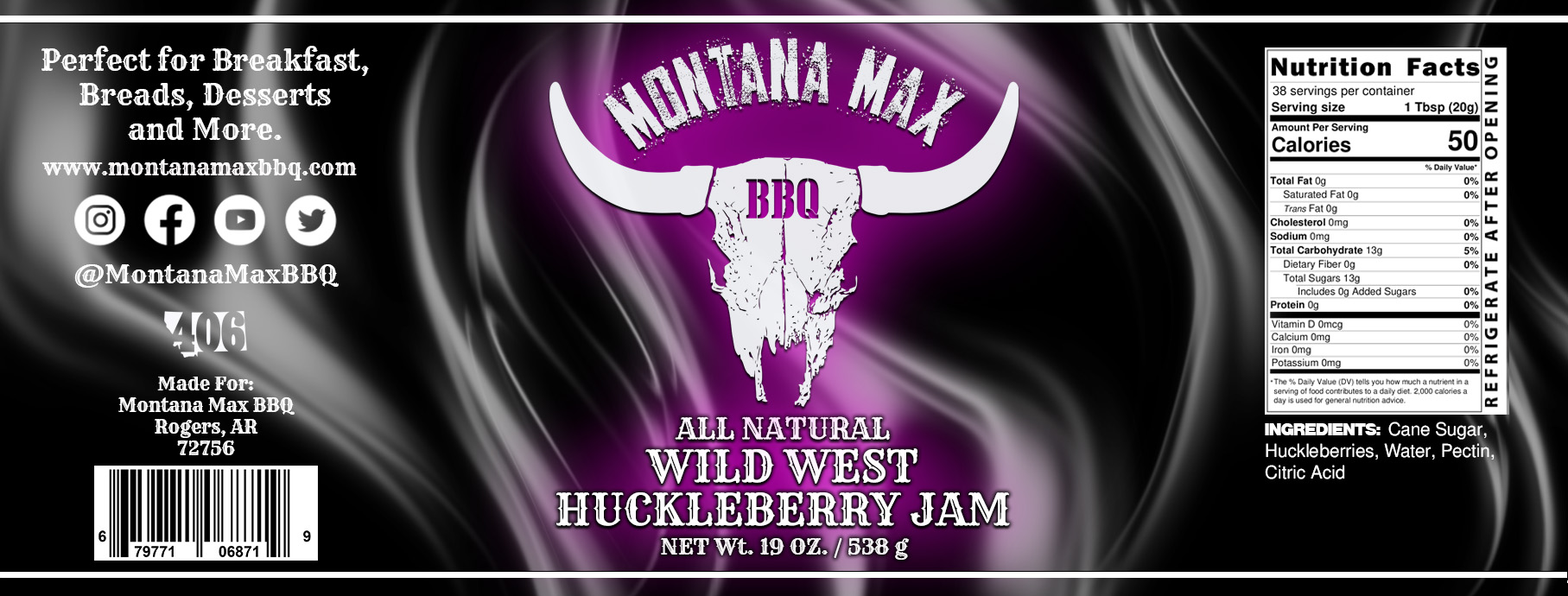 Wild West Huckleberry Jam - Image 2