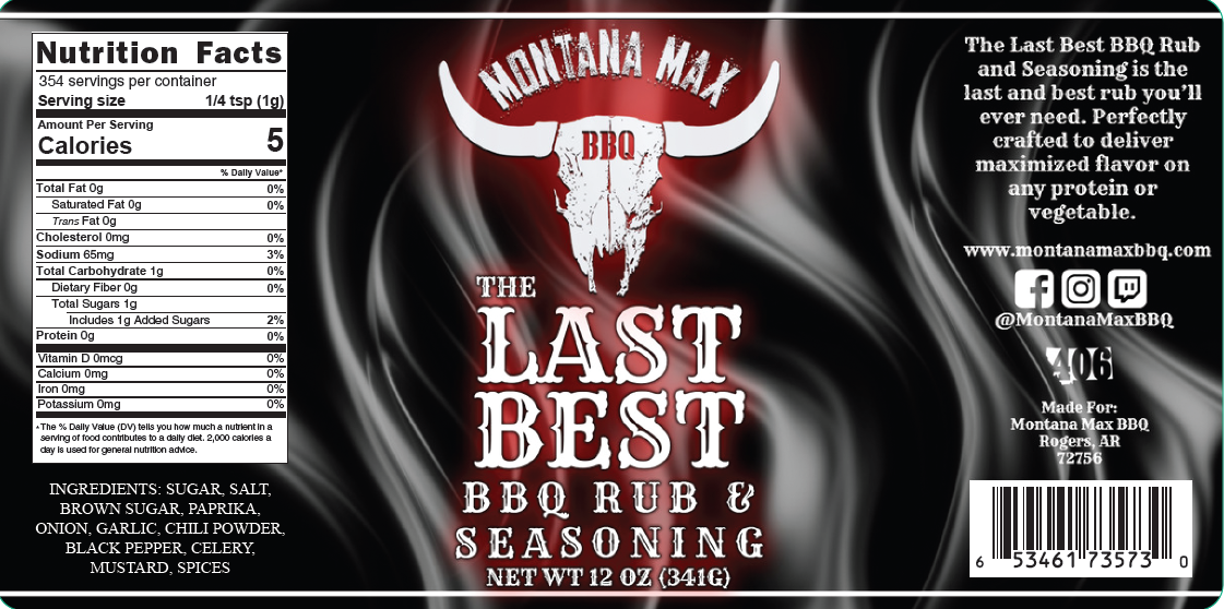 The Last Best BBQ Rub & Seasoning - Image 2