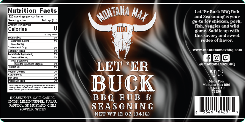 Let 'Er Buck Rub & Seasoning - Image 2