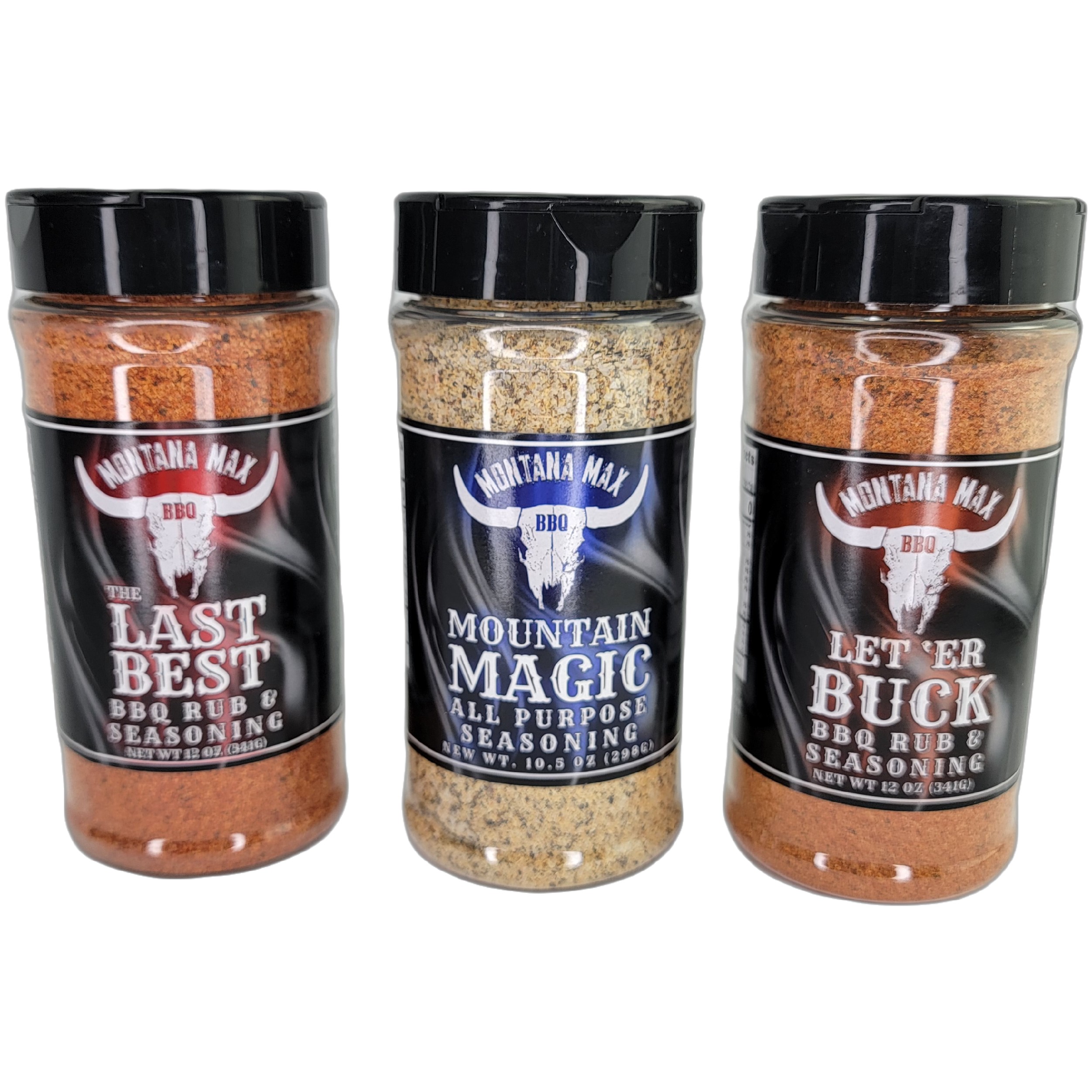 Three Amigos” BBQ Rubs